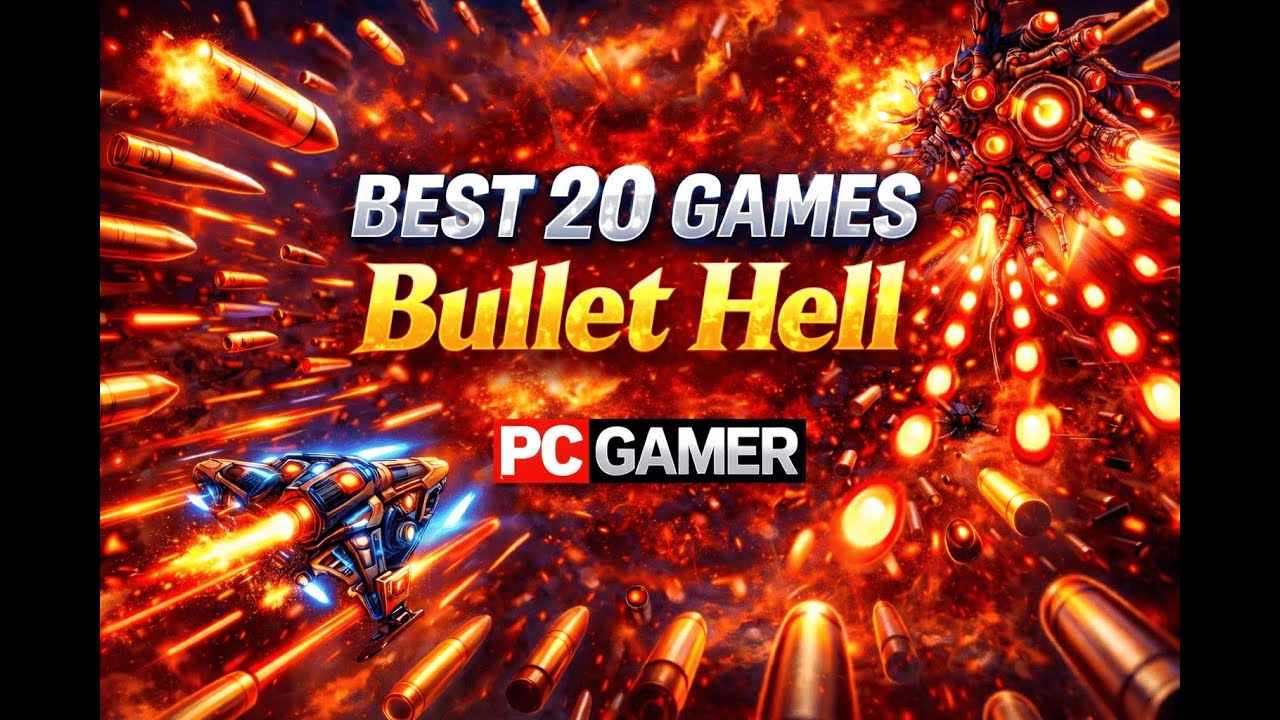 أقوى 20 لعبة Bullet Hell على الحاسوب | PC 2026