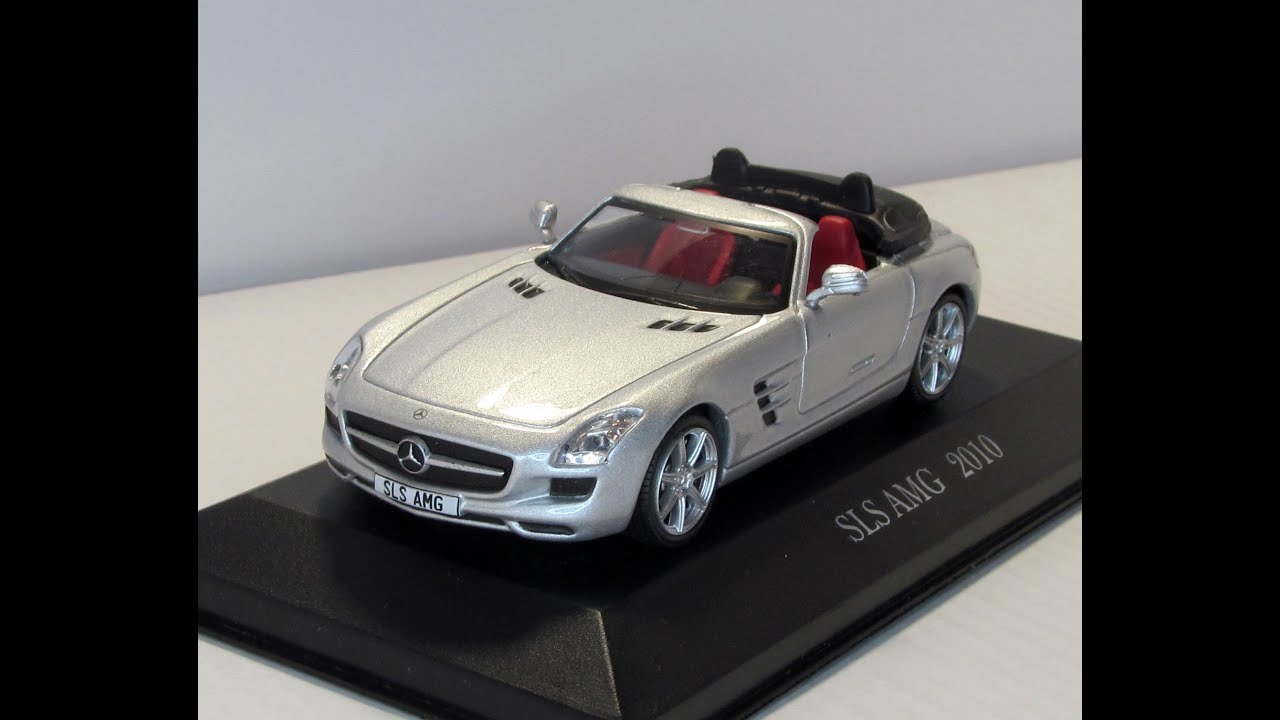 Custom Handmade Convertible Mercedes-Benz SLS 2010 AMG, DiamonD. Diecast cars. Diecast custom.