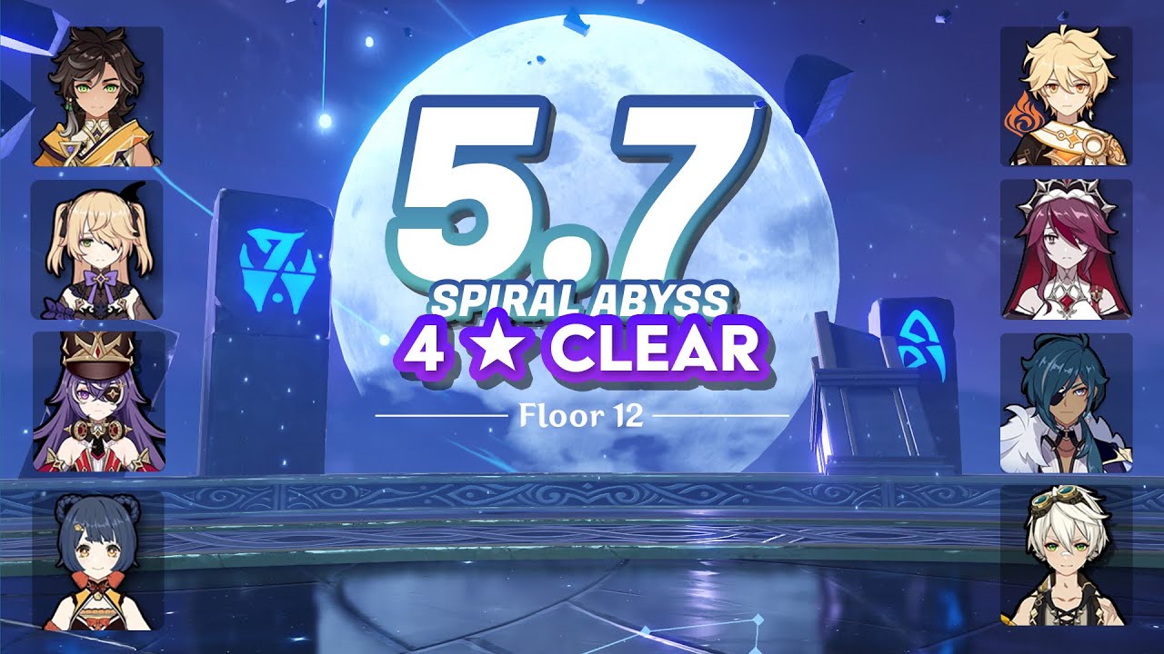 5.7 Abyss [4 Star Only - Clear] 4 Star Weapons & Characters