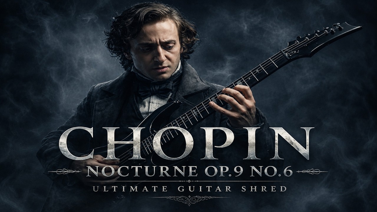 CHOPIN - NOCTURNE OP.9 NO.6 [ULTIMATE GUITAR SHRED - METAL COVER]
