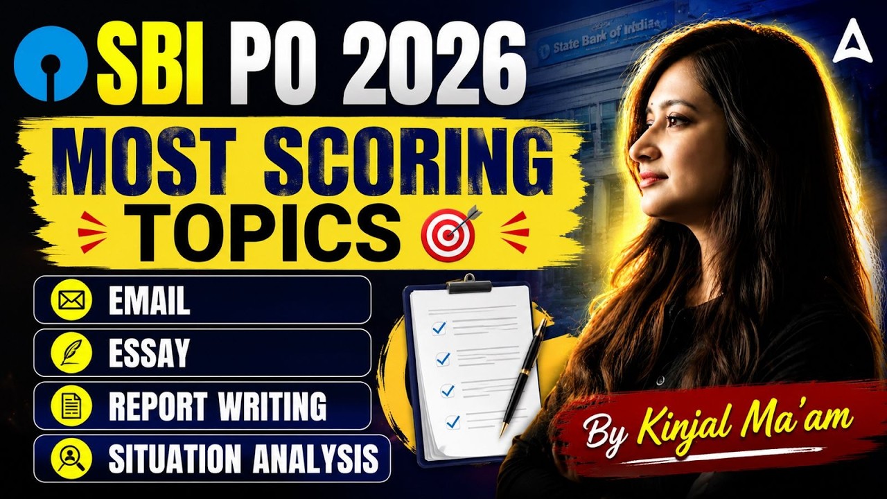 SBI PO 2026 Descriptive Writing Strategy | Most Scoring Topics for Mains
