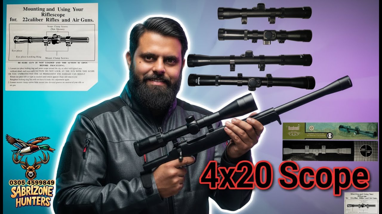 4x20 Scope unboxing review and explaination #4x20 #scope #begainer