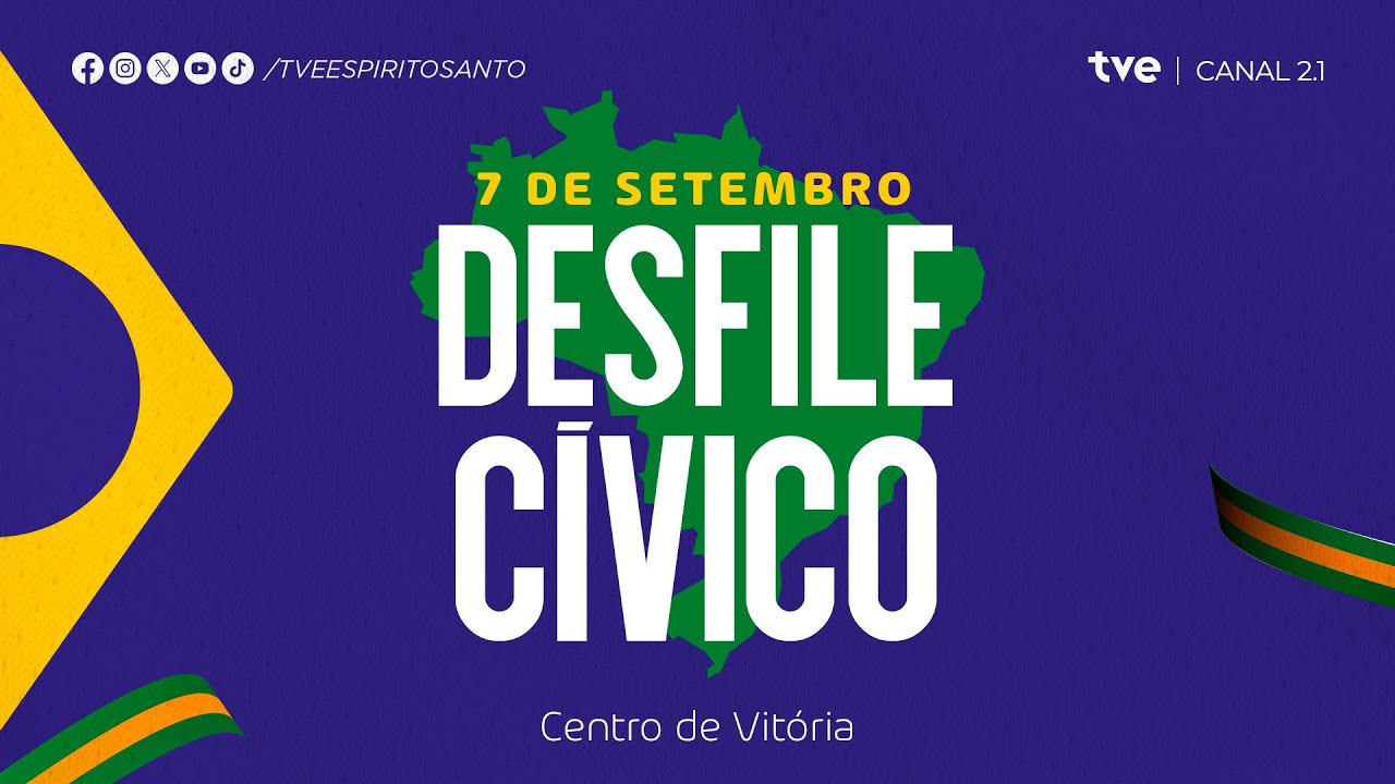 Desfile Cívico de Vitória 2025 | 07/09/2025 | 8h20