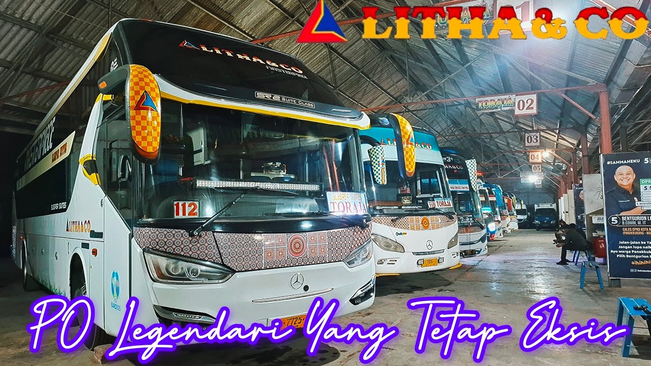 PO BUS LITHA & CO‼️LEGENDARIS & PUNYA PERWAKILAN TERBESAR DI SULAWESI