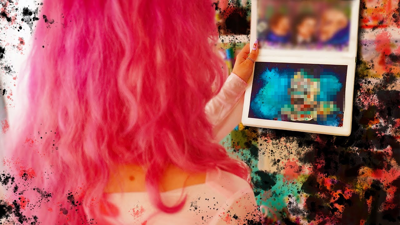 Cute Artist Attempts Painting a SPOOKY Horror Movie *why is this so good?*