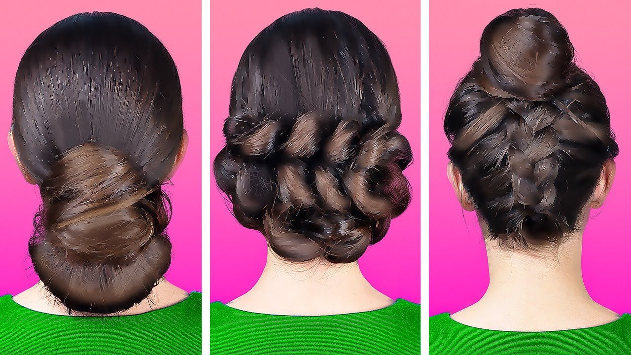Easy Bun Hairstyles For All Occassion || NO MORE BORING HAIR 💕