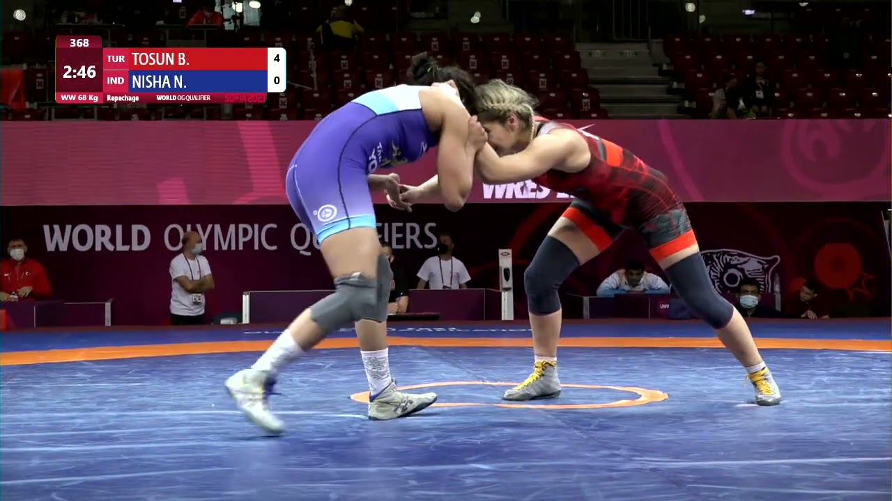 Repechage WW - 68 kg: B. TOSUN (TUR) v. N. NISHA (IND)