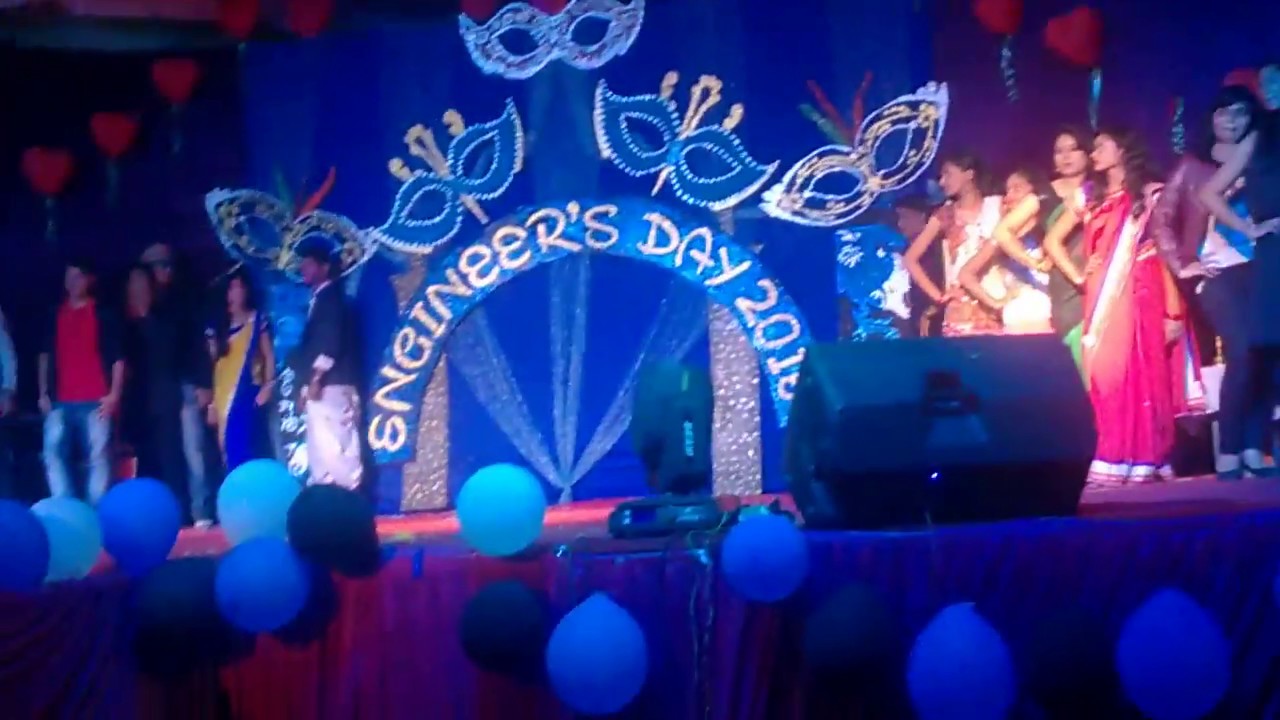 Ramp walk show Engineers day 2K16 GEC jagdalpur