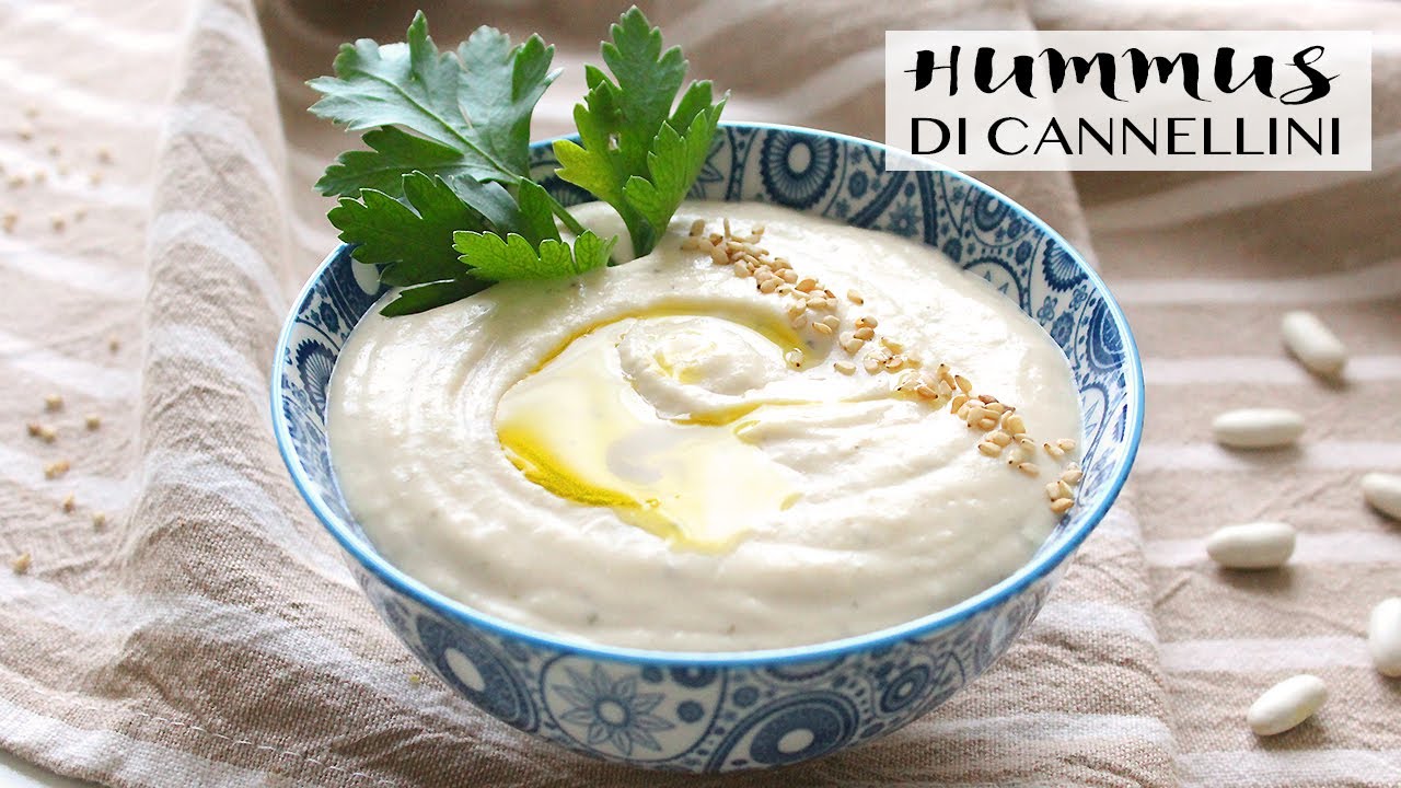 HUMMUS DI CANNELLINI | RICETTA FACILE E VELOCE, SENZA GLUTINE | Veglife Channel