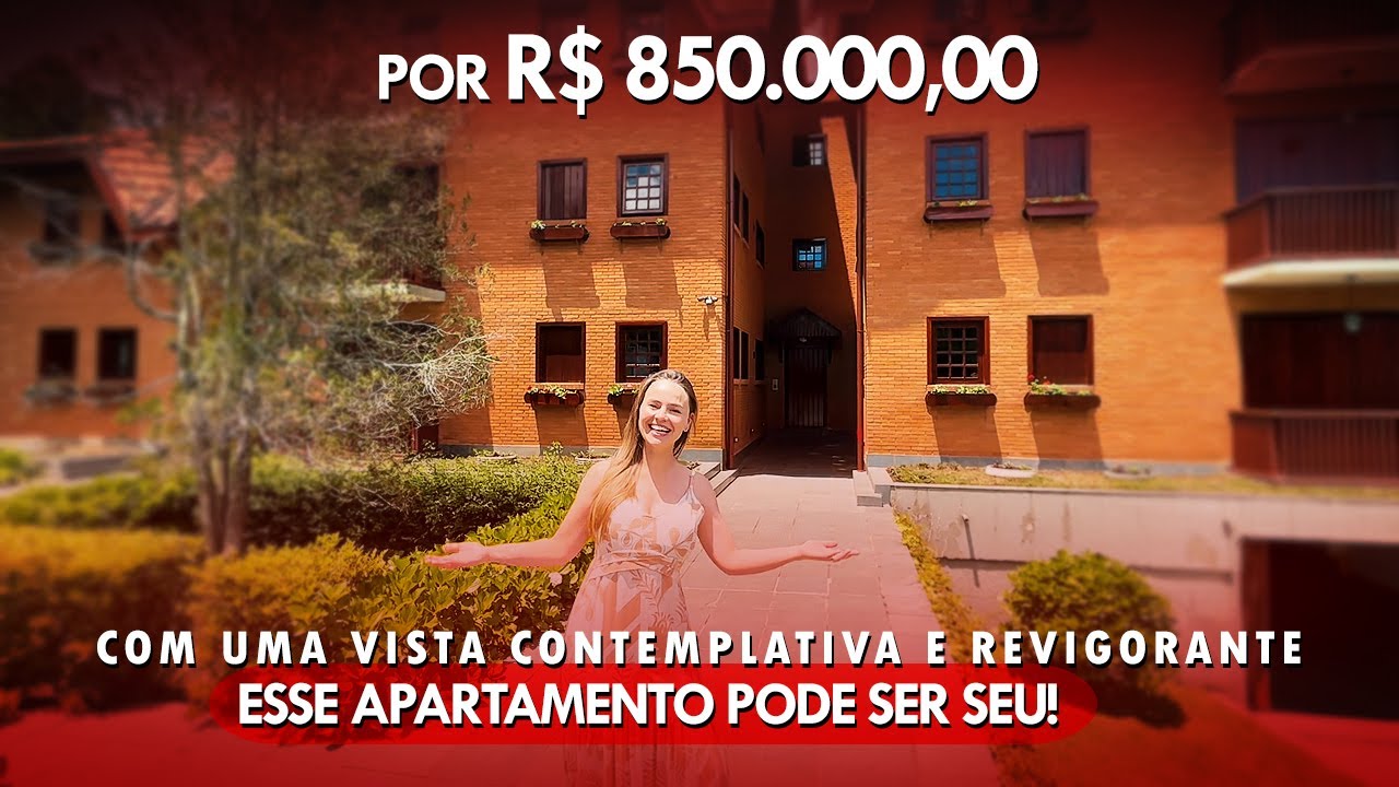 🍁 Apartamento todo MOBILIADO, com uma vista magnífica e a poucos passos do Capivari