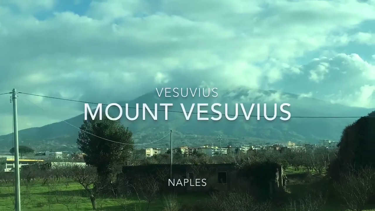 Scenery of Vesuvius volcano 