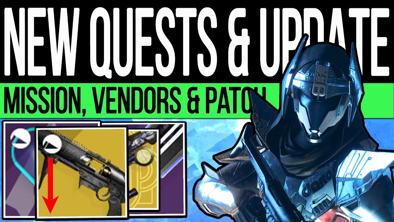 Destiny 2 | NEW DLC UPDATE! Weekly MISSION! New Quest, Vendors, Hotfix 2.9.02, Rewards (23 June)