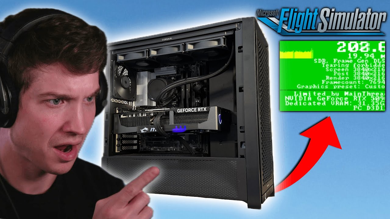 Этот ПК УБИВАЕТ Microsoft Flight Sim (RTX 5090)