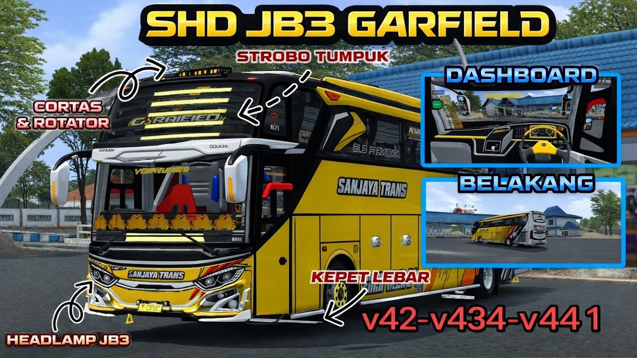COBAIN DEH 😋!! SHARE KODENAME SHD JB3 ACC SANJAYA TRANS GARFIELD SUPPORT V42 & V441 FREE 🤤