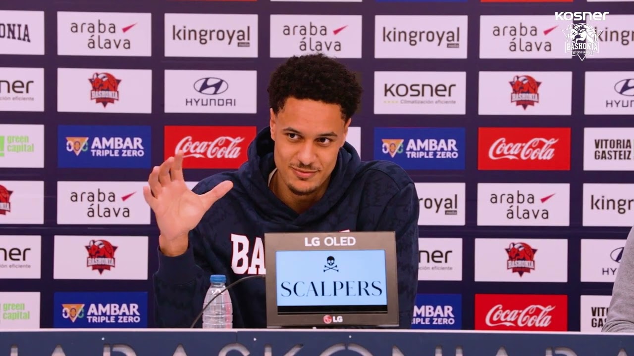 Presentación de Jesse Edwards como jugador de Kosner Baskonia 🔵🔴 