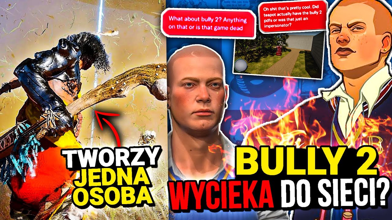 KOLEJNY PROBLEM ROCKSTAR GAMES! Duży wyciek BULLY 2 &mdash; Tę grę tworzy JEDNA OSOBA I WYGLĄDA ŚWIETNIE
