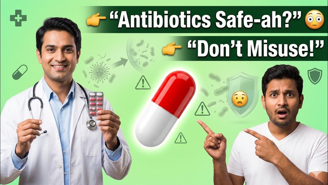 Antibiotics-ஐ தவறாக பயன்படுத்துகிறீர்களா? 😱 | Safe Use of Medicines Explained!