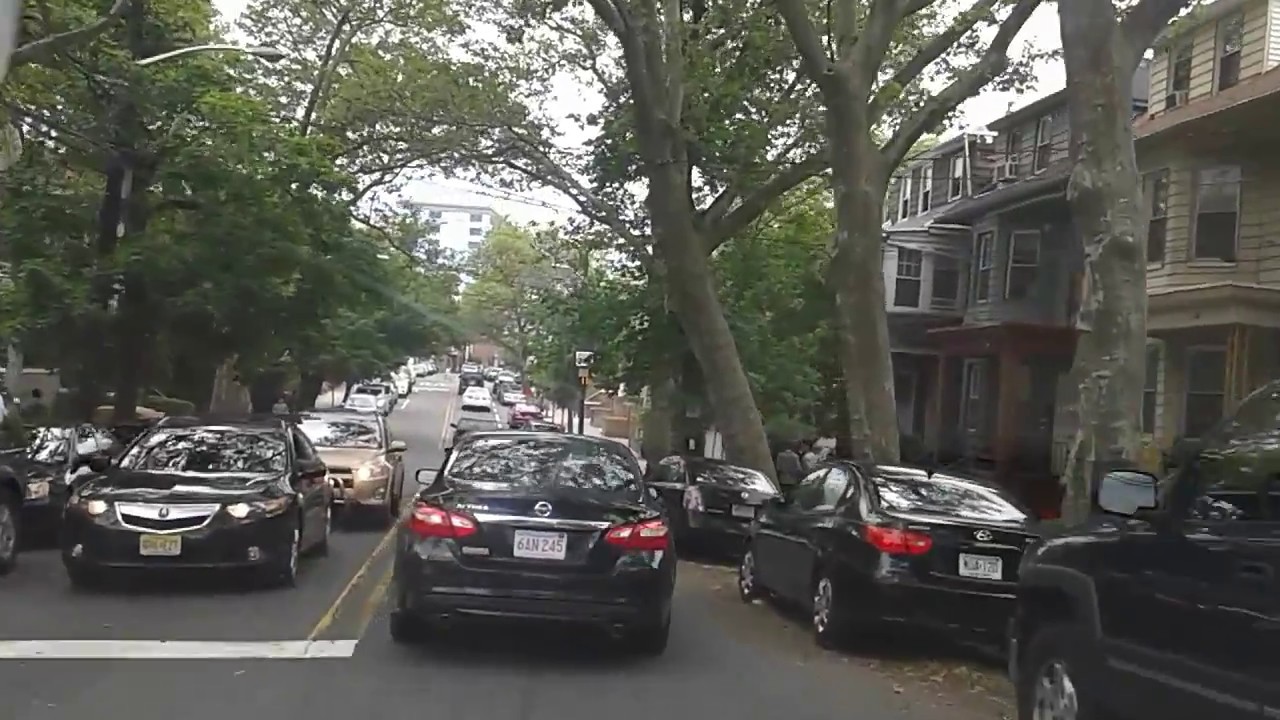 Driving in Weehawken, New Jersey, USA (part 1)