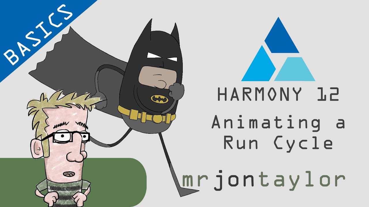 Toon Boom Harmony 12: Basics #9 Animating a Run Cycle