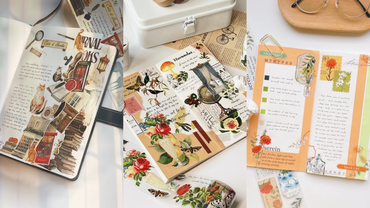 ASMR Aesthetic Journaling | No Music | The Washi Tape Shop