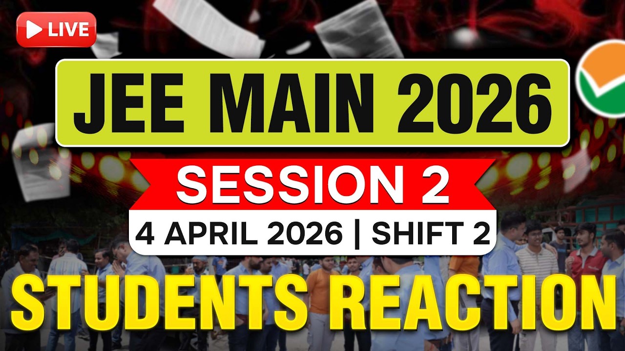 JEE Main 2026 Session 2 Live From Center | 4th April Shift 2 | Motion Online JEE