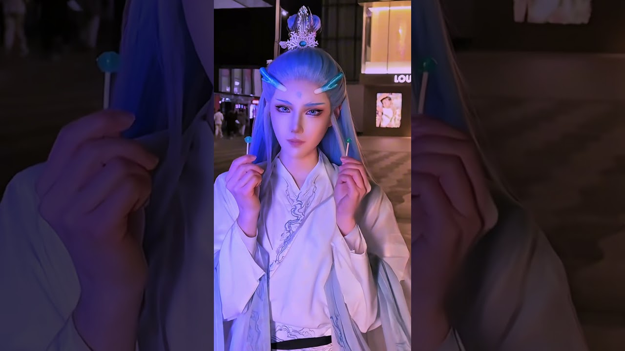 ‼️Gặp b&eacute; ngao b&iacute;nh thật l&agrave; dễ thương 😍❤️ #natra #cosplay #aobing