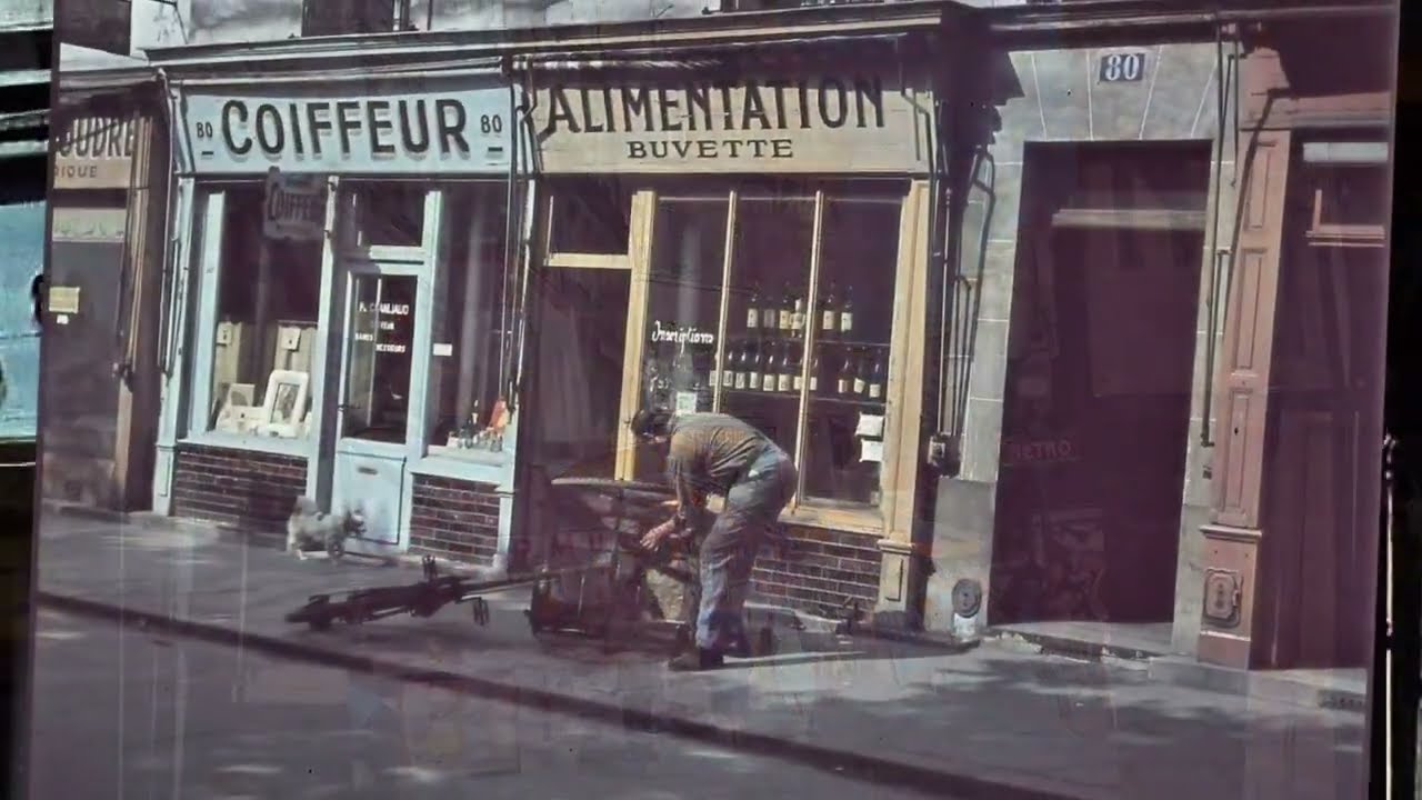 Façades colorées d'antan