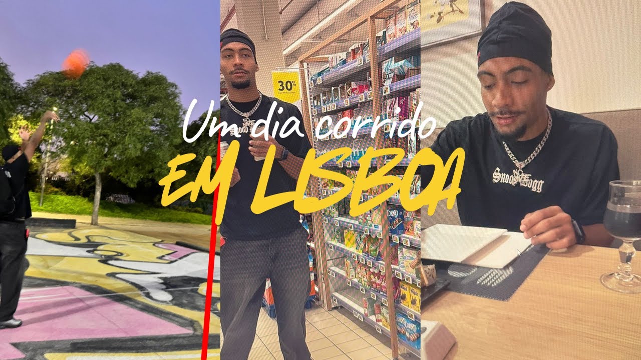 Um Dia Qualquer em Lisboa 🎞️ | Sushi, Shopping e Basket