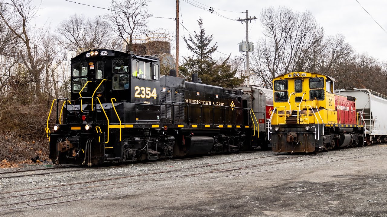 Full HD 60FPS: The Whippany Polar Express Train with Morristown & Erie Equipment 12/7/25