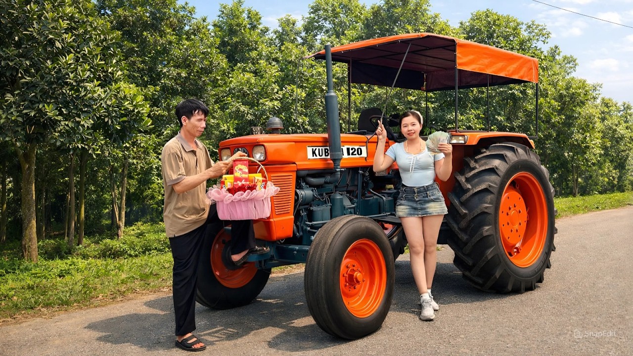 Girl's challenge: COMPLETELY RESTORE a 50-Year-Old Broken Tractor and Sell It at a Shocking Price!😮😮