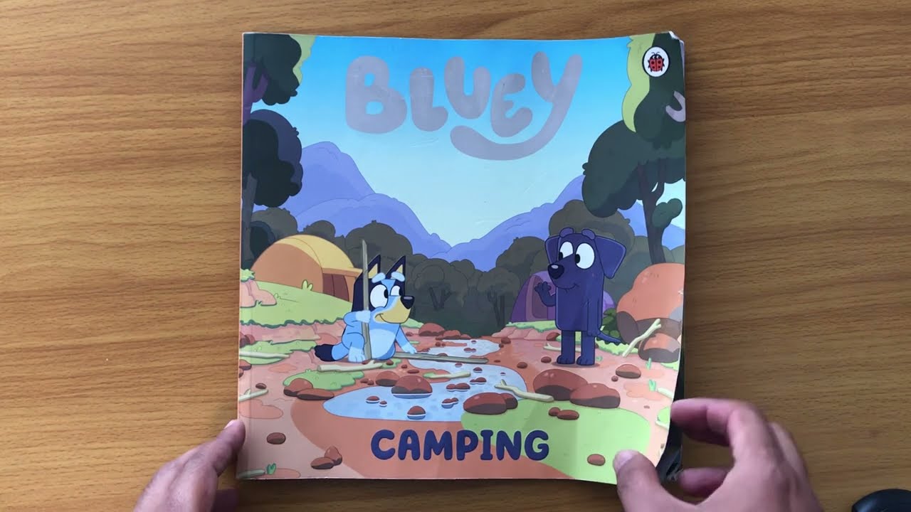 Bluey: Camping - Read Aloud Bluey Book for Children and Toddlers