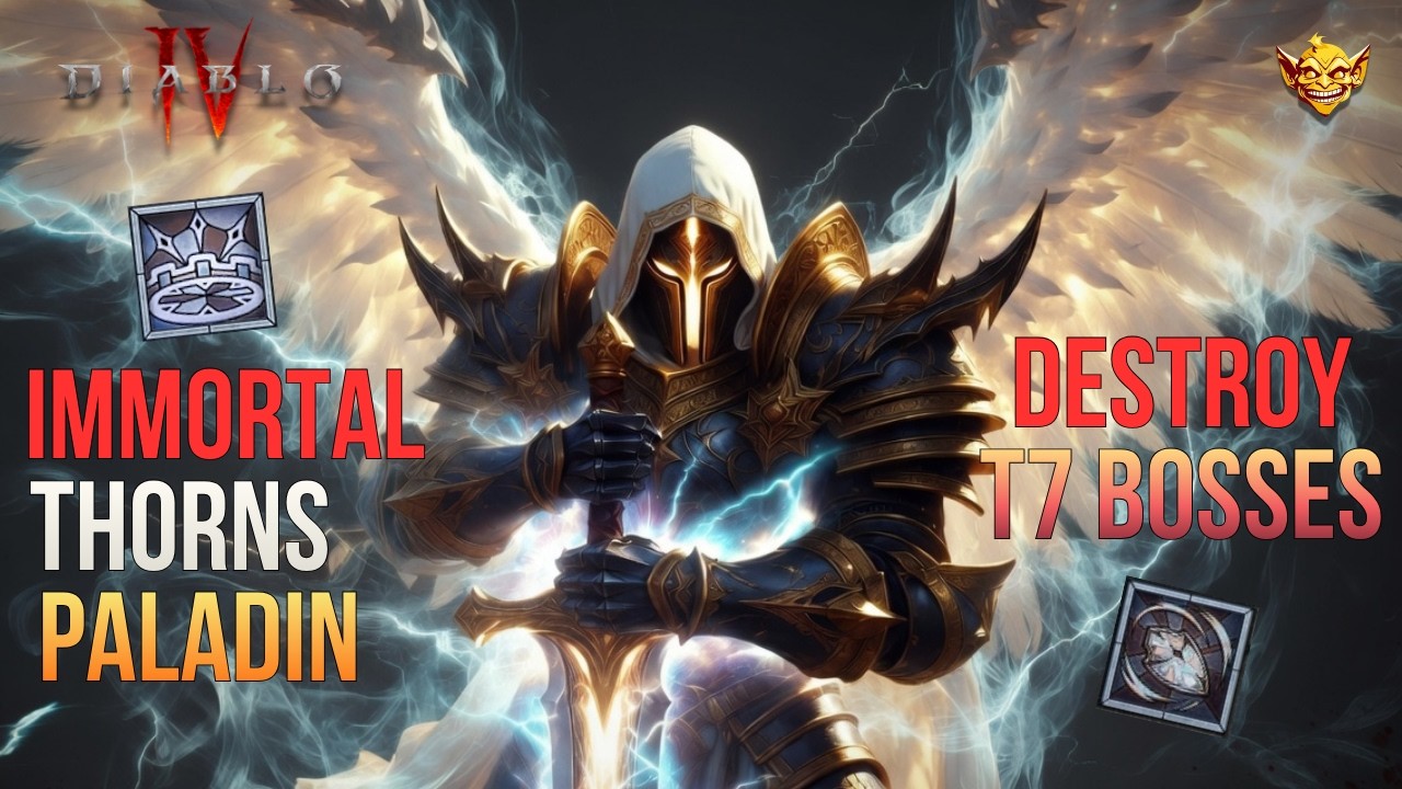Diablo 4 &mdash; Как легко убить ВСЕХ боссов 7-го уровня &mdash; Паладин со специализацией &laquo;Шипы возмездия&raquo;
