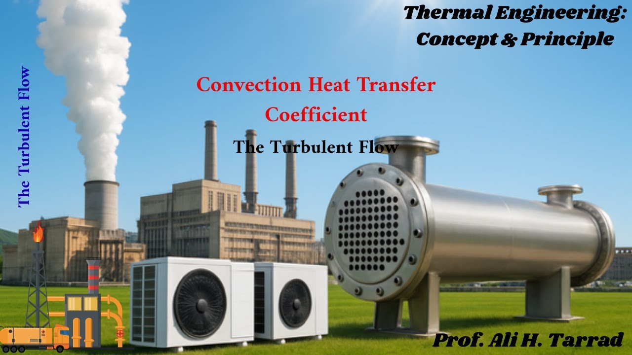 Convection Heat Transfer Coefficient: Turbulent Flow #convection #heattransfer #turbulentflow