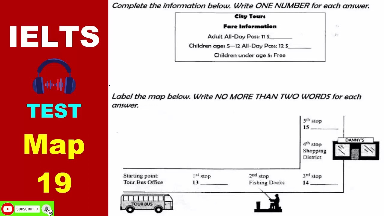 IELTS Listening Map 19: Answer with Diagram and Flowchart | IELTS New Listening Test