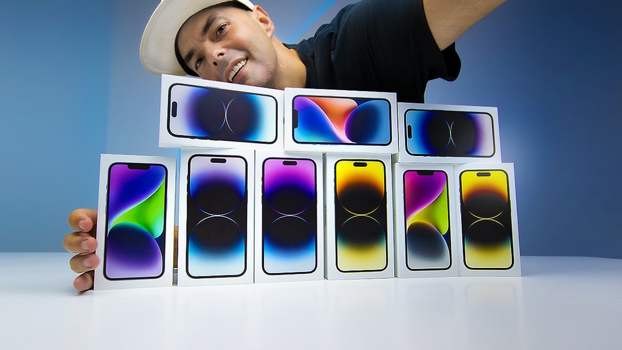 COMPREI TODOS... e de TODAS as CORES [iPhone 14, iPhone 14 Pro]