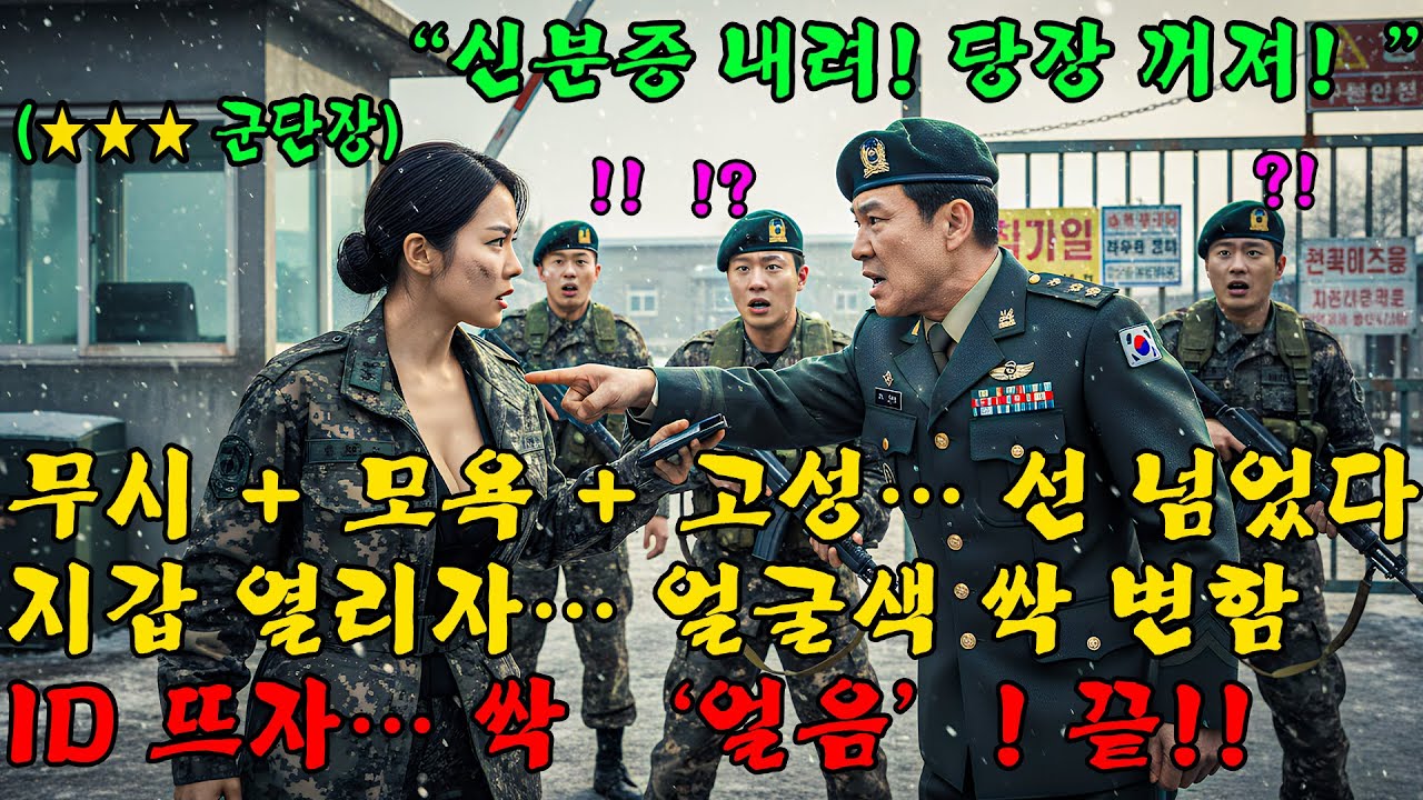707특임대 최연소 중장한테 “아줌마 꺼져”라던 상사… 계급장 뜨자 얼굴이 썩더라!l 오디오북 l 감동 l 창작사연 l