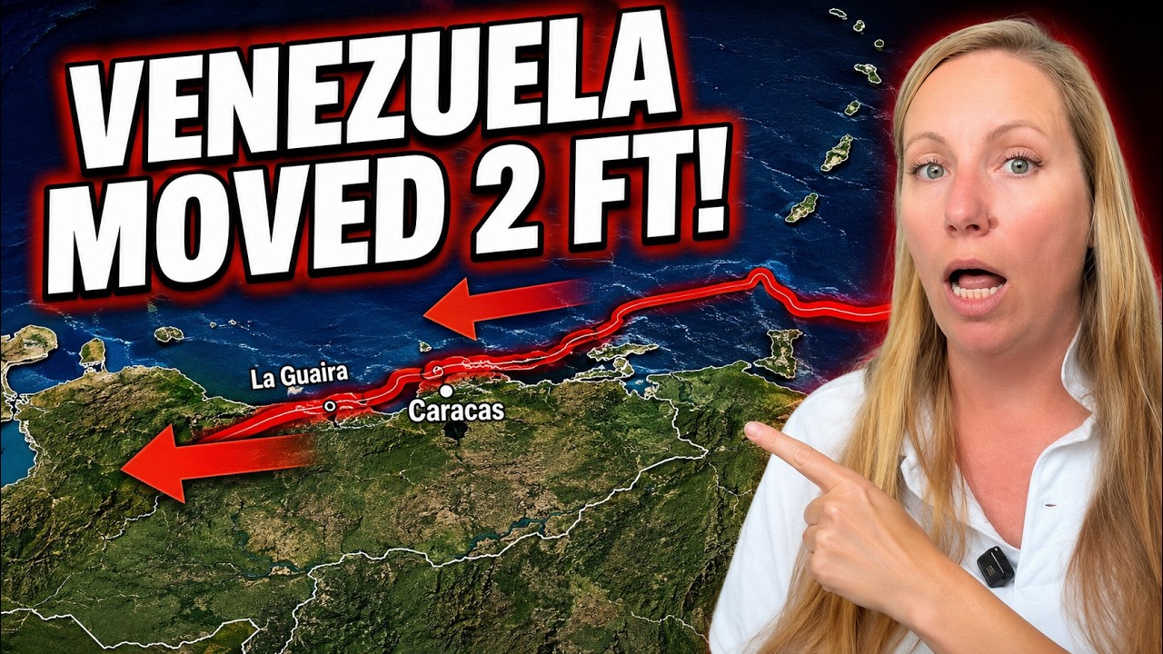 REVEALED TODAY:  MASSIVE GROUND DISPLACEMENT after Venezuela's Double Earthquakes