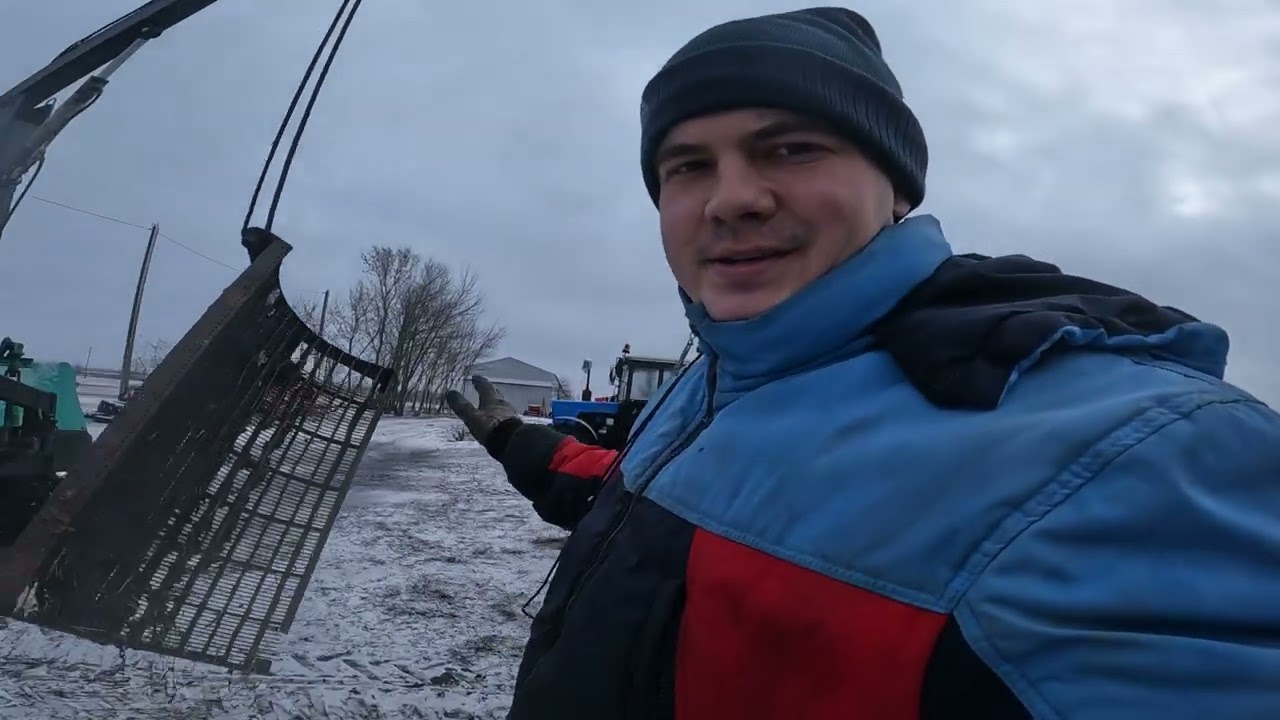 НОЖ ДЛЯ ЧИСТКИ СНЕГА ИЗ МЕТАЛЛОЛОМА НА ТРАКТОР