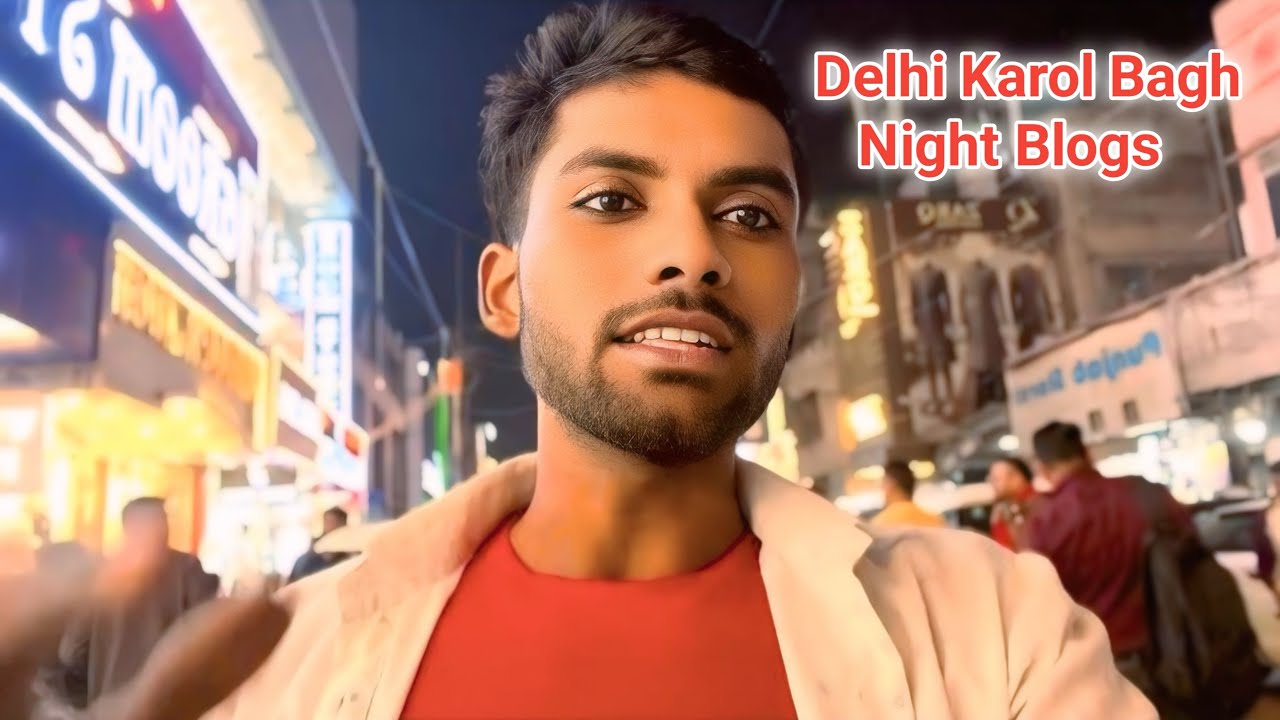 Delhi Karol Bagh Night View 🌙✨ | Joota-Kapda Shopping & Market Masti 🛍️👟 | Krishna Vlogs 47