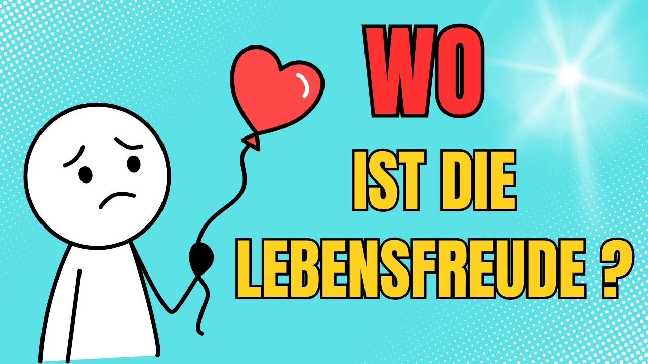 An alle, die sich leer fühlen: Wie du deine Lebensfreude zurückeroberst !