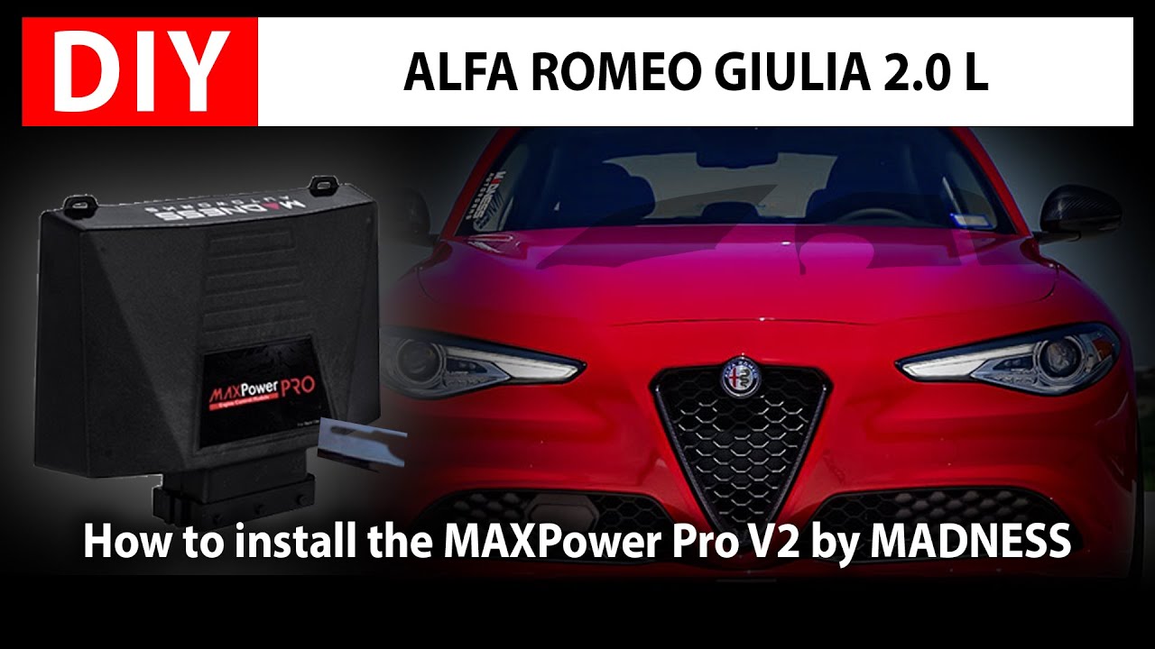 DIY Alfa Romeo Giulia 2.0: Installing the MAXPower PRO V2 by MADNESS