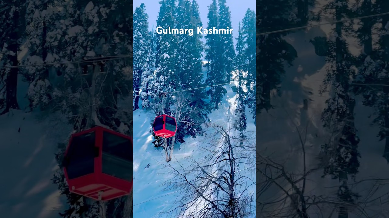 Gondola ride Gulmarg kashmir⛰️❤️❤️#jannatkashmir #mountains #pahalgam #nature #thajiwasglacier