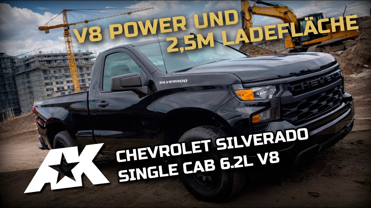 Chevrolet Silverado Single Cab 6.2L V8 mit unglaublicher 2,50m Ladefläche