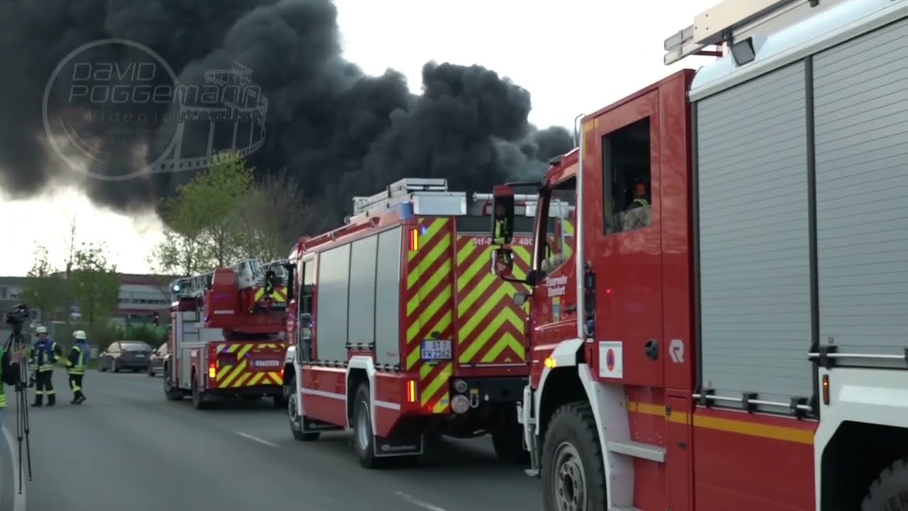 GROSSBRAND in Ochtrup - Abfall in Flammen - über 200 Einsatzkräfte