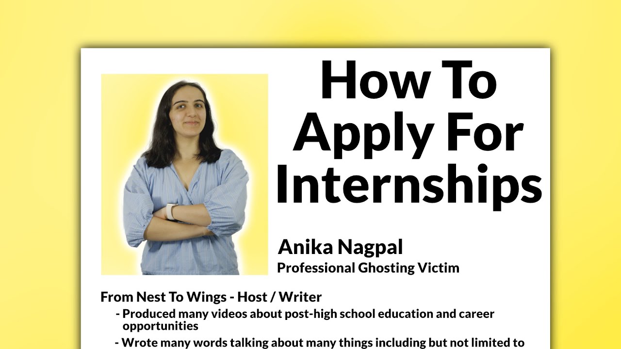 Internship Applications: A Guide to Organized Chaos