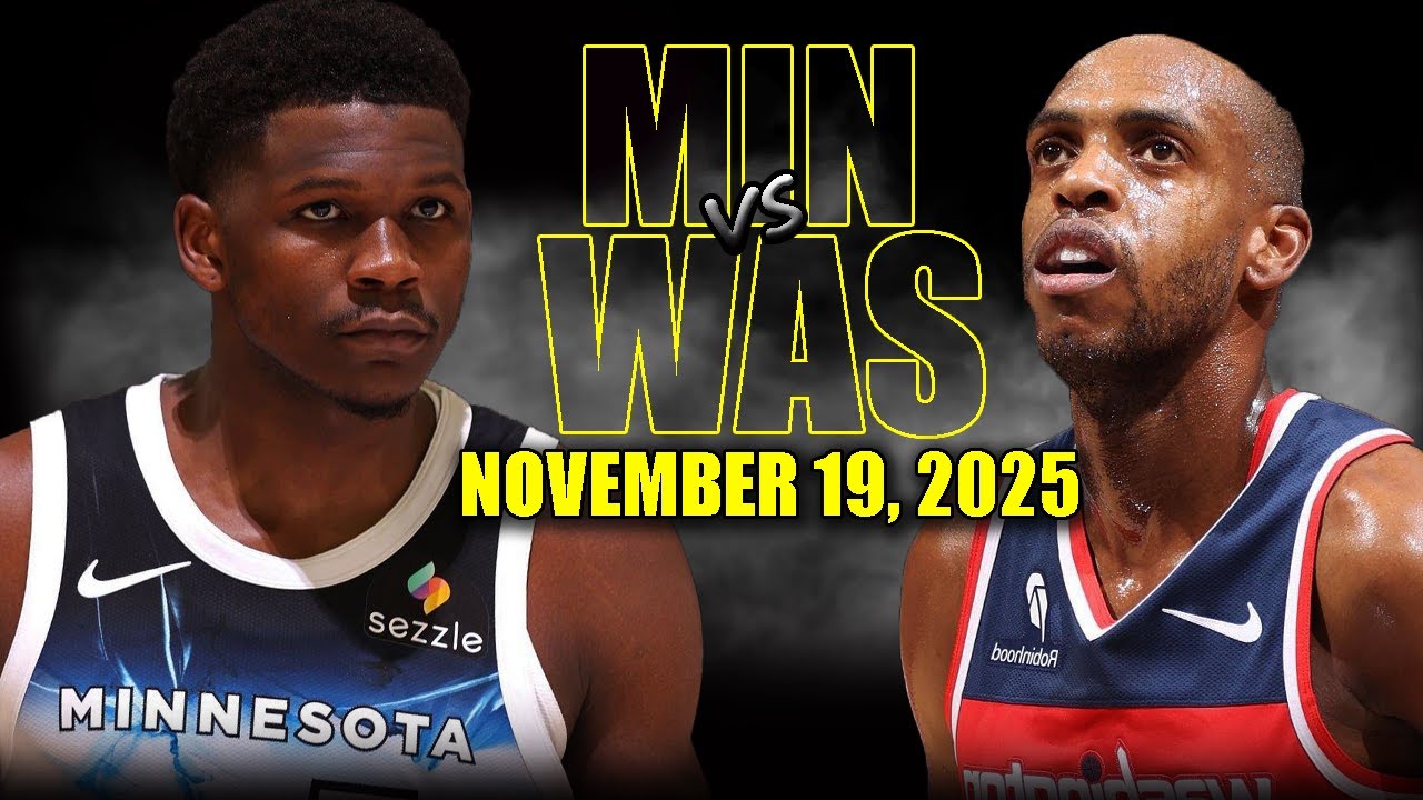 Minnesota Timberwolves vs Washington Wizards Full Game Highlights - November 19, 2025 | NBA Season