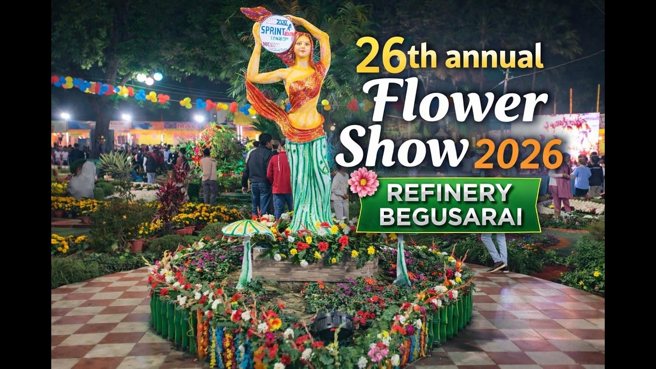 Hidden Beauty of Begusarai | Refinery Township Flower Show