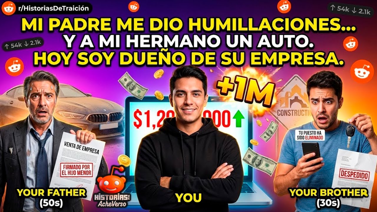 MI PADRE ME DIO HUMILLACIONES Y A MI BRO UN AUTOY YO HICE ESTO