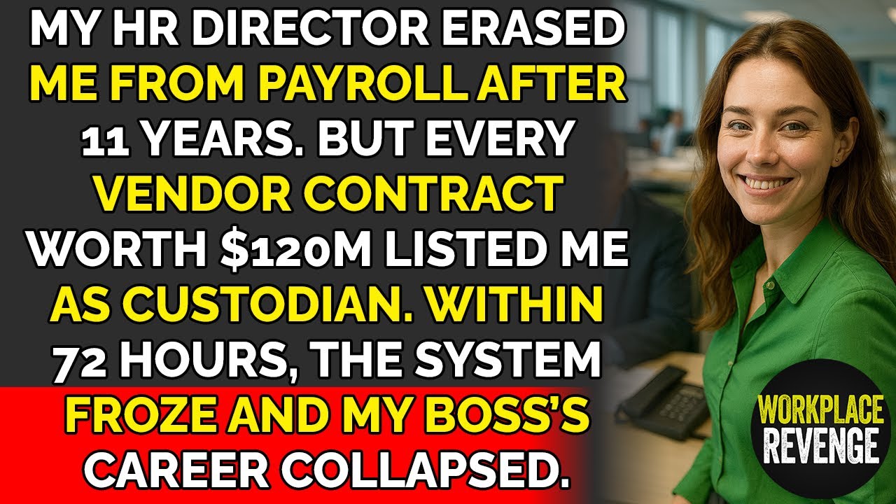 My HR Director Erased Me From Payroll — $120M in Vendor Contracts Froze Overnight