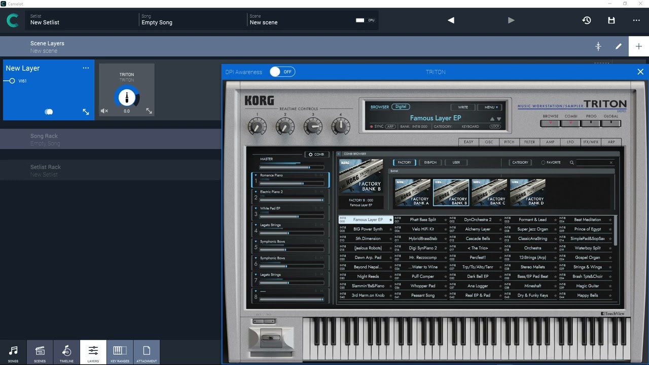 Korg Collection Triton and Camelot Pro